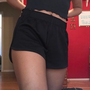 Black Reebok Running Shorts